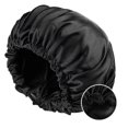 thumbnail image 1 of Reversible Satin Nightcap Ladies Stretch Hair Care Shower Cap, 1 of 5
