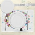 thumbnail image 3 of Ambesonne Tree Place Mats Set of 4, Blooming Flowers Heart, Standard Size, Multicolor, 3 of 6