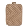 thumbnail image 2 of Contemporary Home Living Quilted Cotton Kitchen Potholders - 9" - Tan - Set of 3, 2 of 5