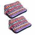 thumbnail image 3 of Bolsa de cosméticos de neopreno para viajes al aire libre, estuche de maquillaje, bolso portátil, organizador n. ° 6, 2 uds., 3 of 5