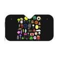 thumbnail image 4 of Battle For Dream Island Bfdi Car Windshield Sun Shade Auto Front Window Sunshade Cover Block Uv Rays Sun Visor Protector Car Accessories For Car Truck Suv Small, 4 of 9