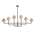 thumbnail image 5 of Regina Andrew 16-1454NB-RAT Polly 6 Light 64" Wide Linear Chandelier - Brass, 5 of 5