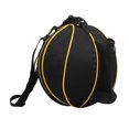 thumbnail image 3 of Impermeable Basketball Carry Bag + Correa De Hombro Ajustable Negro + Amarillo Sunnimix Baloncesto llevan el bolso, 3 of 8