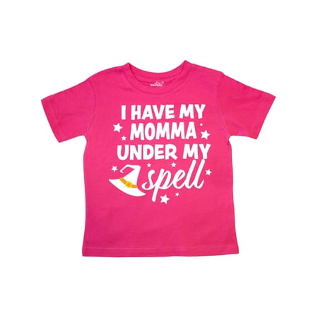 

Inktastic I Have My Momma Under My Spell with Cute Orange Hat Gift Toddler Boy or Toddler Girl T-Shirt