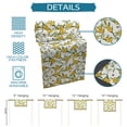 thumbnail image 7 of Table Runner Dresser Scarves 70 Inch Long, Seamless Lemon Summer Fruit Linen Dining Table Runners Leaves Floral Bee on White Tabletop Scarf for Wedding Holiday Party Kitchen, 7 of 7