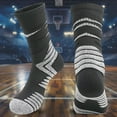 thumbnail image 2 of Bibifish children socks High Top Basketball Socks Youth Athletic Crew Socks With Arch Support Cushioned soft Stretchy Sports socks, 2 of 4