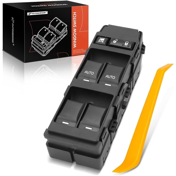 A-Premium Master Power Window Switch Compatible with Chrysler Sebring 2008-2010, 200 2011-2014, Convertible Only, Multi Button, Front Left Driver Side, Replace# 4602925AA