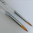 thumbnail image 1 of Transparent Short Handle Watercolor Brush Pen Set With Nylon Tip For Art Painting Line Edge Oil Brush, 1 of 7