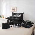 thumbnail image 5 of YST Happy Camping 7-Piece Comforter Set, Boho Moon Stars, King Size, RV Camper Theme, Polyester, Bed in a Bag, 5 of 5
