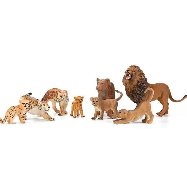 Figurines D'animaux Réalistes Mini Forêt Et Ferme, Jouet De Collection De  Figurines De Décoration De Gâteau, Lapin, Lion, Tigre, Girafe, 6 Pièces -  AliExpress