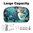 thumbnail image 3 of Mermaid Premium Oxford Cloth Waterproof Storage Box for USB Case, Charge Cord Organizer, and Digital Recorder Pouch - 5.9x9.44x3.14 in, 3 of 6