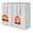 75L-Gray white Stripes, variant on Xmushyra 2 Pack Large Laundry Baskets, Laundry Hampers, Freestanding Waterproof Collapsible Clothes Basket with Easy Carry Handles in Laundry Room Bathroom Bedroom Dorm,75L