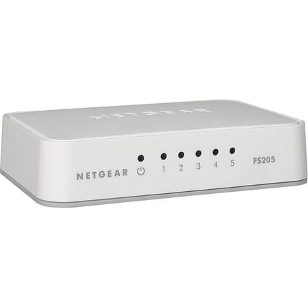 NETGEAR 5-Port Fast Ethernet 10/100 Unmanaged Switch, White