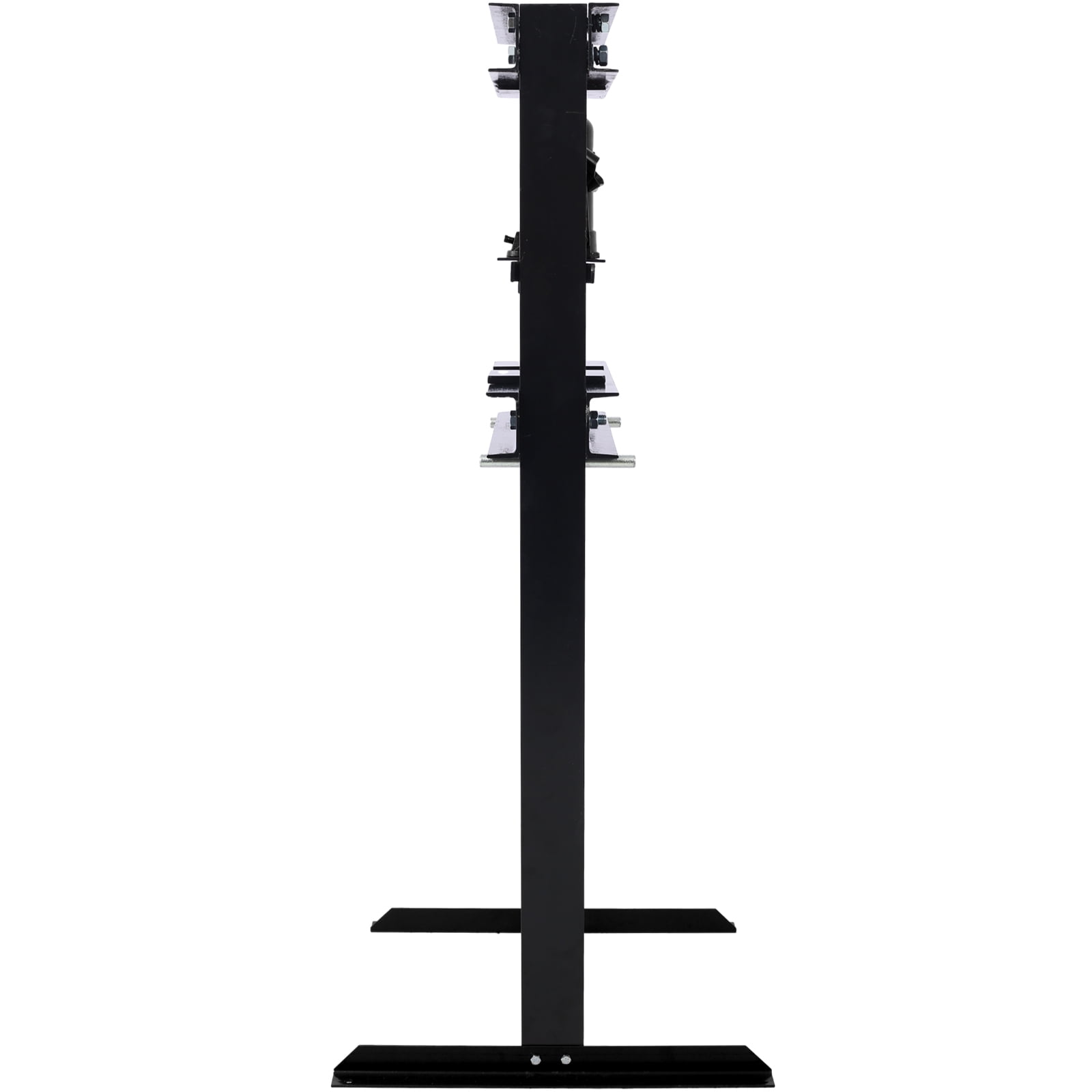 Aukfa 12 -Ton Hydraulic Shop Press with Press Plates, H-Frame Garage Floor Press, Black