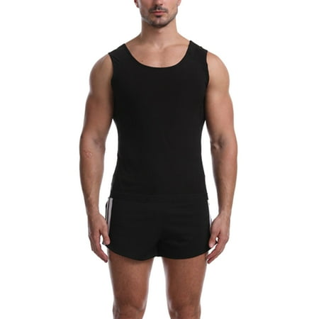 

MPWEGNP Mens Bodybuilding Clothes High Waist Trainer Men Belly Vest