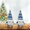 thumbnail image 5 of Floleo Christmas Gnomes 2Pcs Decorations Gift Handmade Gnome Plush Stuffed Xmas Decor For Home Kitchen Farmhouse Tiered Tray, 5 of 7