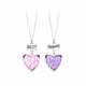 thumbnail image 3 of Collar con medallón en forma de corazón con lentejuelas brillantes, para hombre, mejor amigo, 3 of 3