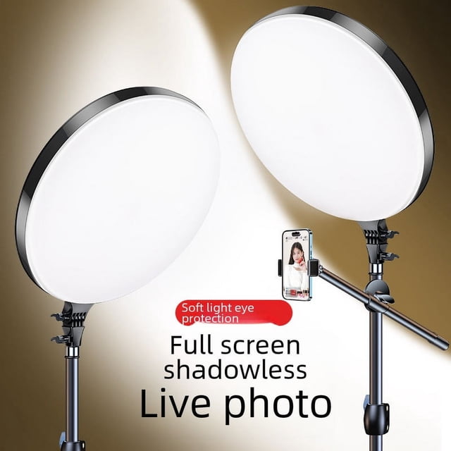 Equipo de belleza con luz de relleno de soporte en vivo para teléfono móvil, conjunto completo de video de sesión de fotos selfie profesional