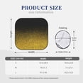 thumbnail image 3 of Picia Gold Glitter Gradient 2 Piece Car Windshield Sun Shade Foldable | Foldable Sun Shield for Front Window Blocks UV Rays and Keeps Your Vehicle Cool-Small, 3 of 7