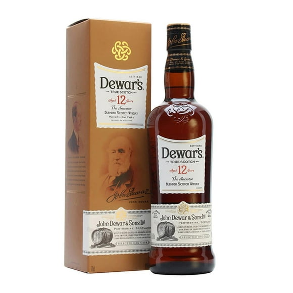 Whisky Dewars Paquete de 3 Blend 12 Años 750 ml