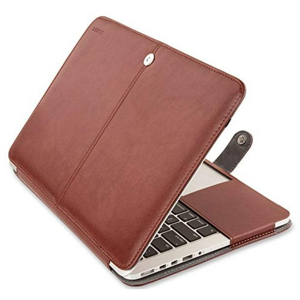 Mosiso MacBook Pro 13 Retina Case PU Leather Sleeve Folio Cover for MacBook Pro 13.3 Inch Retina