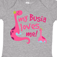 thumbnail image 4 of Inktastic My Busia Loves Me Girl Dinosaur Girls Baby Bodysuit, 4 of 5