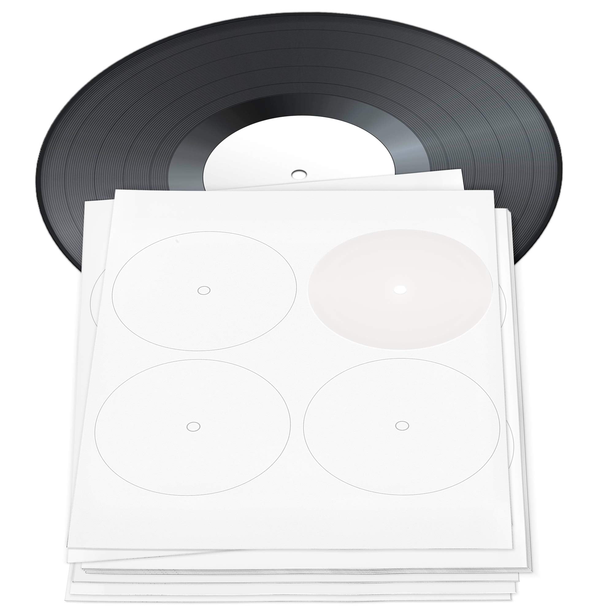 Diktere Fejlfri en kop Prosumers Choice | Tunephonik Vinyl Record Center Label With Hole for 12  inch - Walmart.com