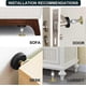 thumbnail image 4 of 4PCS Adjustable 47-64 mm Threaded Bed Frame Anti-shake Tool, Headboard Stoppers, 4 of 5