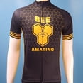 thumbnail image 4 of Camiseta de ciclismo para hombre Bee Amazing, maillot de ciclismo de montaña, maillot de descenso, ropa de ciclismo de montaña Tricota de equipo profesional de alta calidad, 4 of 5