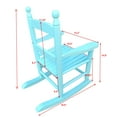 thumbnail image 2 of Rugerasy Children's Rocking Chair Wooden Chair With Backrest Armchair For Indoor Living Bedroom Outdoor, 2 of 9