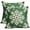 Green, variant on Blue Christmas Pillow Covers 18x18 Inch Set of 2, Xmas Snowflakes Rustic Winter Themed Decorative Throw Pillow Cases Outdoor Linen Cushion Covers Farmhouse Sofa Couch Bed Decor