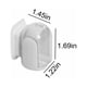 thumbnail image 3 of Portacepillos de dientes de pared con tapa | Organizador autoadhesivo para baño y ducha | Instalación sin taladros para dormitorio y hogar | Blanco, 3 of 8