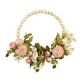 thumbnail image 2 of Guirnalda artificiales para puerta, guirnalda de de madera, guirnalda colgante de primavera, para fiesta, decoración de Rosado perfecl Guirnalda de puerta, 2 of 8