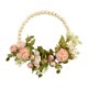 thumbnail image 2 of Guirnalda artificiales para puerta, guirnalda de de madera, guirnalda colgante de primavera, para fiesta, decoración de Rosado perfecl Guirnalda de puerta, 2 of 8