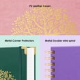 thumbnail image 2 of NIRMIRO A4 Spiral Notebook, 8.5"x11" Hardcover Journal with Golden Tree Embossed Cover, 300 Pages 100GSM Thick Paper, Double Spiral Binding & Inner Pocket, 2 of 7