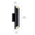 thumbnail image 2 of Kichler Lighting - LED Outdoor Wall Mount - Outdoor Wall - Large - Astalis -, 2 of 7