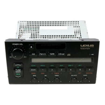 1993-94 Lexus LS400 Nakamichi Receiver w Cassette Player Part Number 8612050250 -