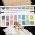 thumbnail image 1 of 16 Color Eye Shadow Palette Colorful Artist Shimmer Powder Makeup Glitter Pressed Matte Kit, 1 of 8