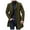 Olive Green, variant on Lovskoo Mens Winter Coats Single Breasted Pea Coat Long Sleeve Leisure Outerwear Long Coat Jackets Tops Casual Outwear Trench Coat Overcoat Black