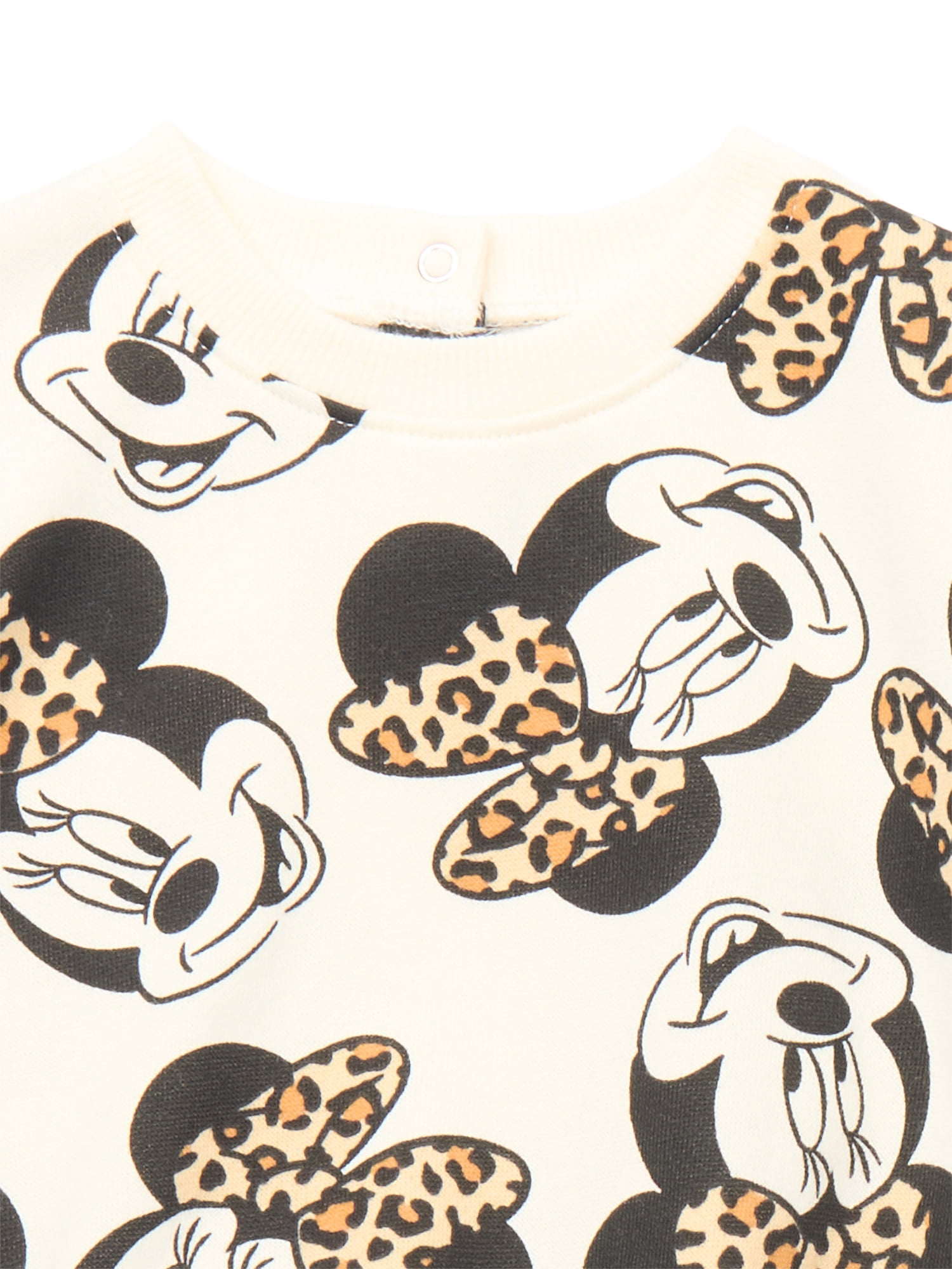 Minnie Mouse Baby Girls Print Sweatshirt and Flared Leggings, 2-Piece, Sizes 0M-24M