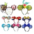 thumbnail image 2 of Diadema con lazo de pelo de Castillo de Disney, diadema de Mikey Mouse de Fairworks, disfraz de felpa con orejas grandes, regalo de fiesta para adultos/niños Gao Jinjia LED, 2 of 2