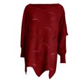 thumbnail image 4 of UJNDER Plus Size Lightweight Knit Sweater for Women Comfortable Stylish Casual Pullover Red XL, 4 of 4