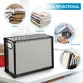 thumbnail image 5 of Small Size One Pack Desktop Document Rack File Crate Metal Magazine Racks Container Office Books, 5 of 6