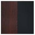 cMinc 36" Round Black/Mahogany Reversible Laminate Table Top
