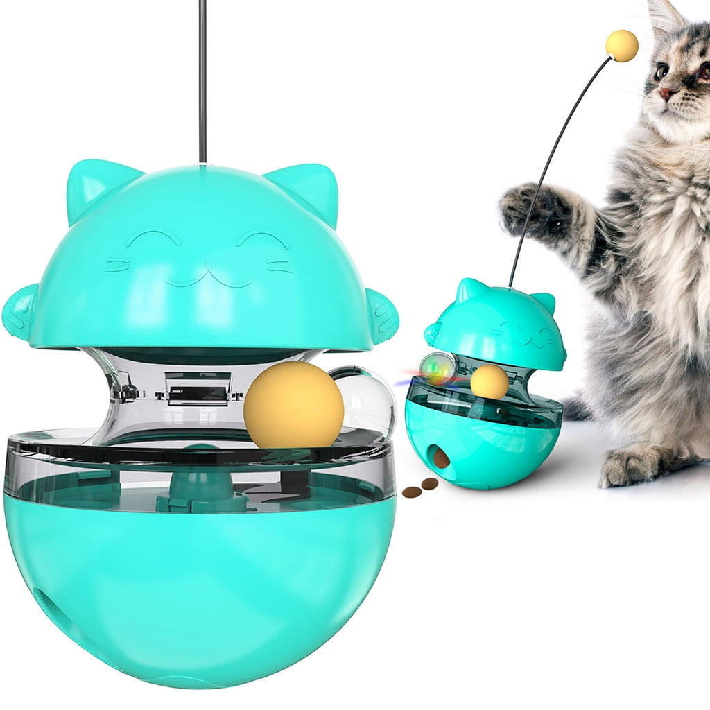 Cotonie Funny Cat Toys Pet Training Tool Cat Leaking Food Ball Toy