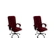 thumbnail image 2 of Advancent 3 paquetes/lote funda para silla gruesa y afelpada y acogedora para máxima comodidad fundas para sillas rojo vino XL vino rojo SG 2piezas, 2 of 6