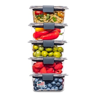 Rubbermaid Brilliance Food Storage Container, BPA-free Plastic