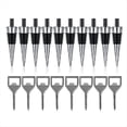 thumbnail image 1 of Juego de 10 Tapones de Metal para Vino y 8 Abridores de de Aleación en , Juego de Insertos para Abridor de con Tapón Cromado, 1 of 5
