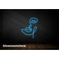 thumbnail image 2 of Glowneon Women Face Neon Sign, Abstract Face Led Light, Girl Face Neon Light, Bedroom Decor, 2 of 4