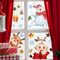 thumbnail image 3 of Christmas Window Stickers - White Snowflakes Window Clings Decal Stickers Christmas Decoration Winter Wonderland Xmas Party Wall Stickers Decal Ornaments, 3 of 6